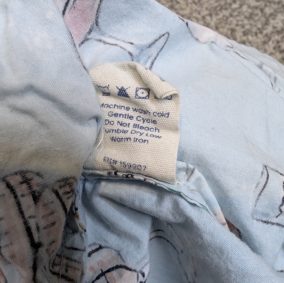 PRINTFRESH champagne tower long tall pajama set in blue - Picture 15 of 16